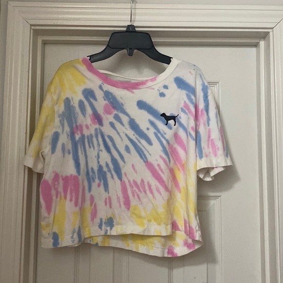 Victoria Secret PINK Crop tshirt Size Small - Picture 1 of 3